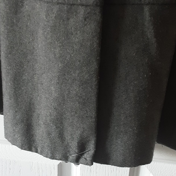 WOMENS EXPRESS WARM & COZY WOOL GRAY CAR COAT M - Picture 5 of 8